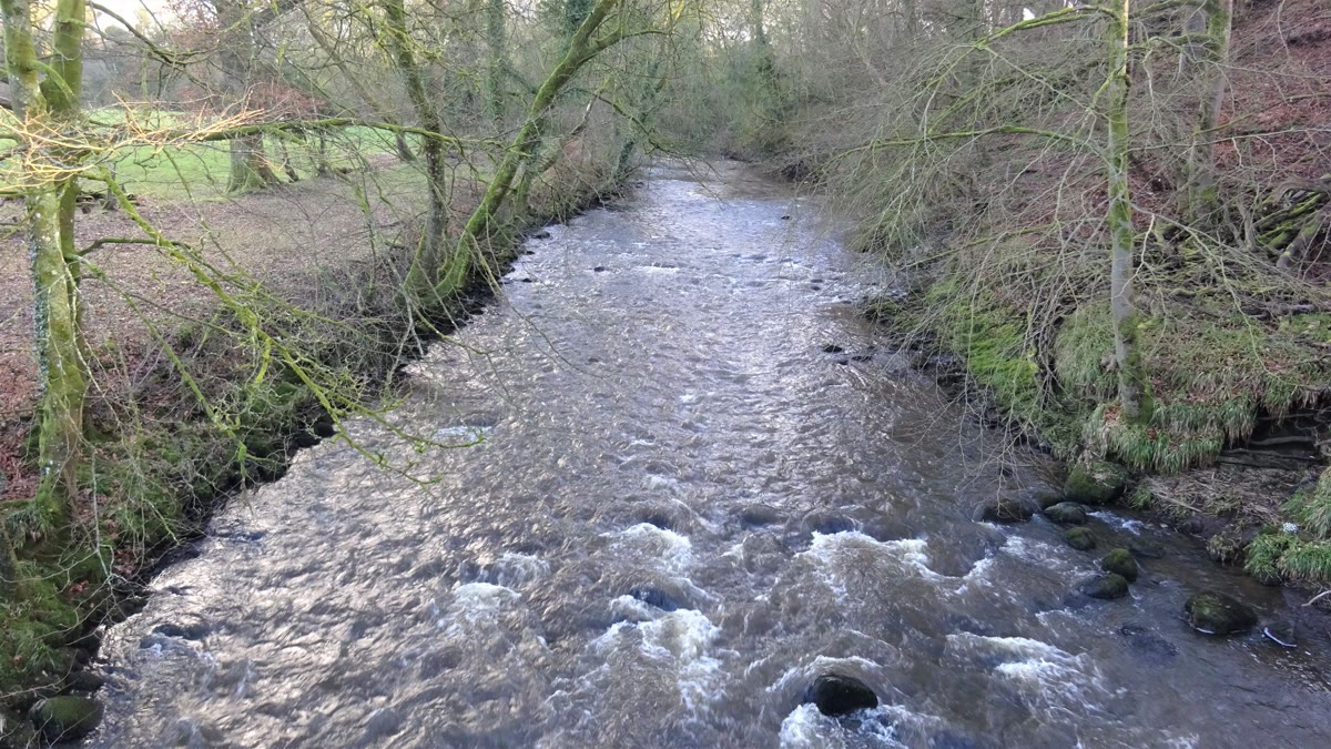 Annick Water below Annick Lodge Mains